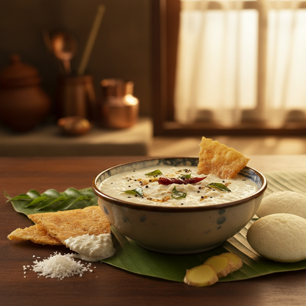 Kerala-Style Ginger Coconut Chutney recipe