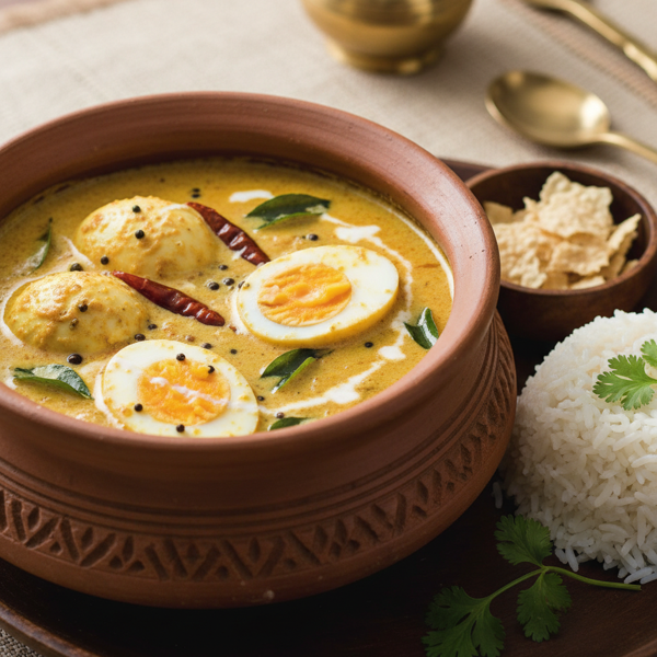 Kerala Style Egg and Coconut Curry recipe