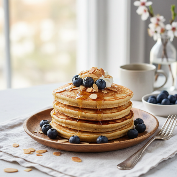 Keto-Friendly Almond Pancakes recipe