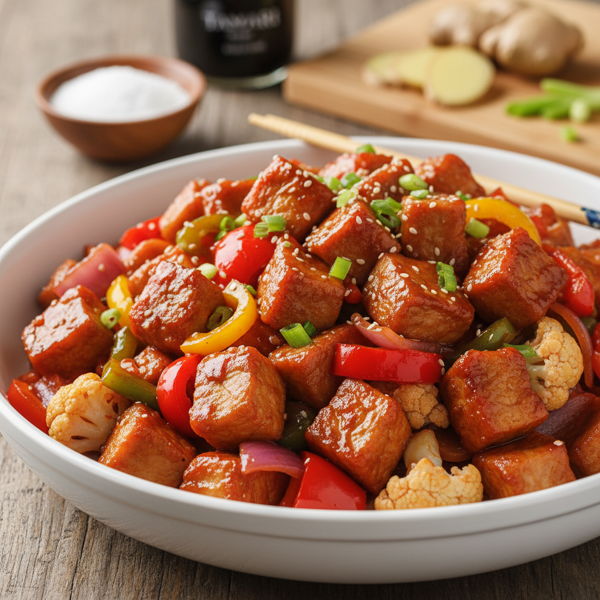 Keto-Friendly Sweet and Sour Pork Delight recipe