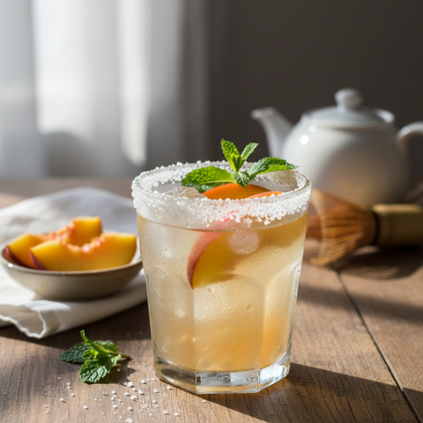Keto Peach Paradise White Tea Delight recipe