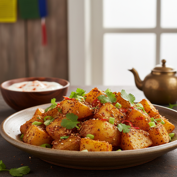 Khasheka: Tibetan Spiced Potato Delight recipe