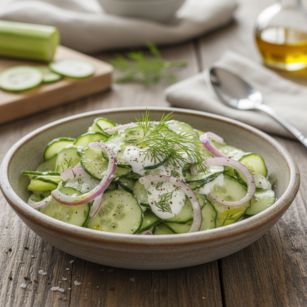 Kittencal's Fresh Dill Cucumber Delight recipe