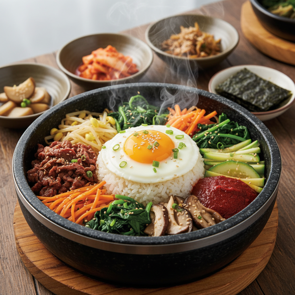 Korean Bibimbap Delight recipe