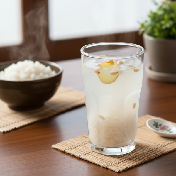 Korean Sweet Rice Drink (Sikhye) recipe