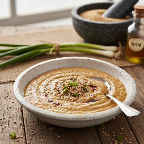 Korean Toasted Sesame Seed Sauce recipe