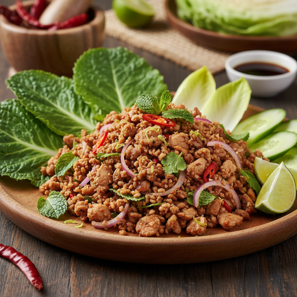 Laab Gai: Thai Spiced Chicken Salad recipe