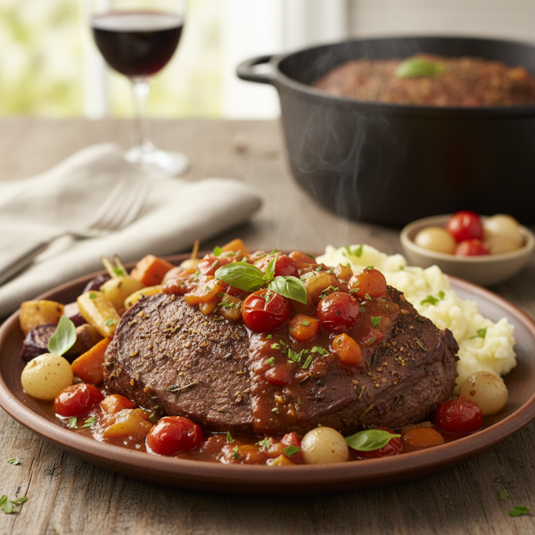 Larry's Savory Tomato-Infused Pot Roast recipe
