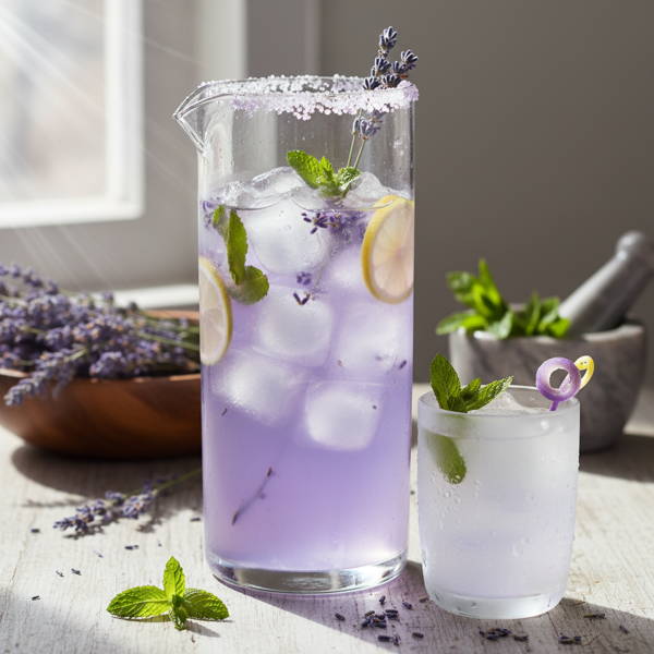 Lavender-Mint Oasis Punch recipe