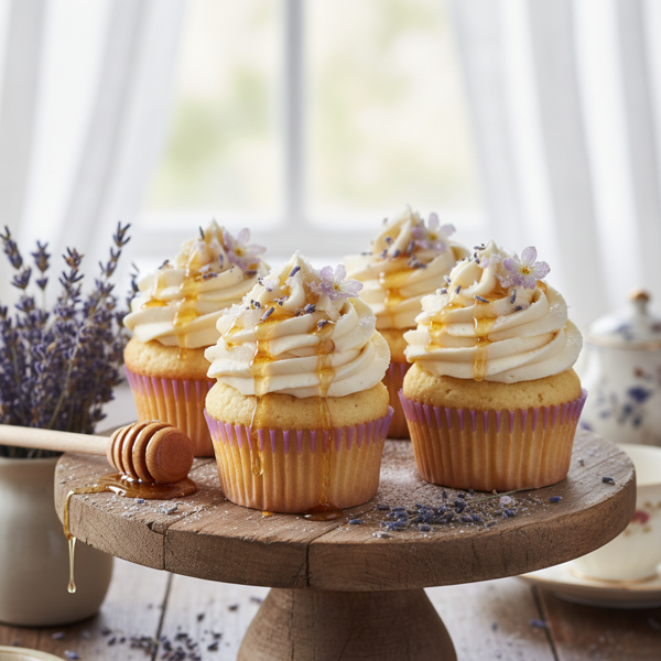 Lavender Honey Delight Cupcakes recipe