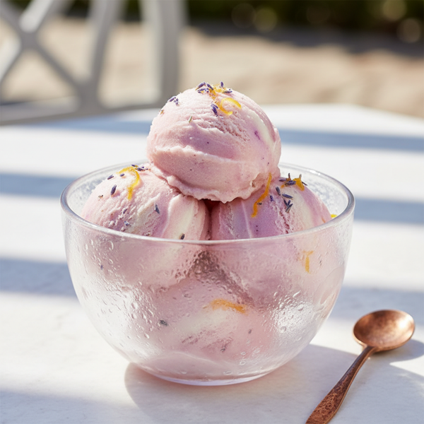 Lavender Infused Pink Grapefruit Sorbet recipe