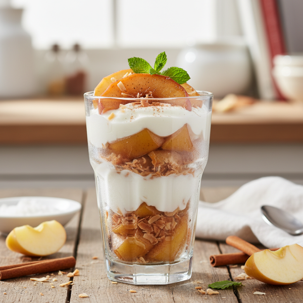 Layered Apple Coconut Bliss Parfait recipe