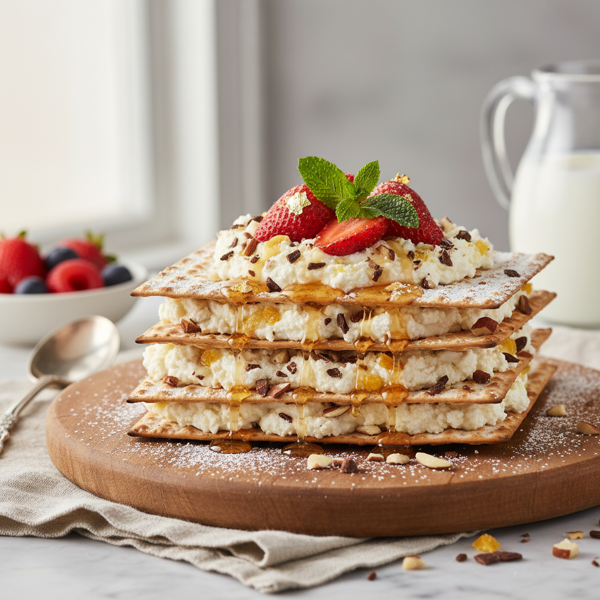 Layered Matzoh Delight recipe
