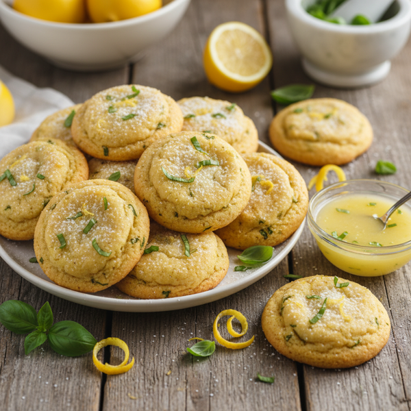 Lemon-Basil Bliss Cookies recipe