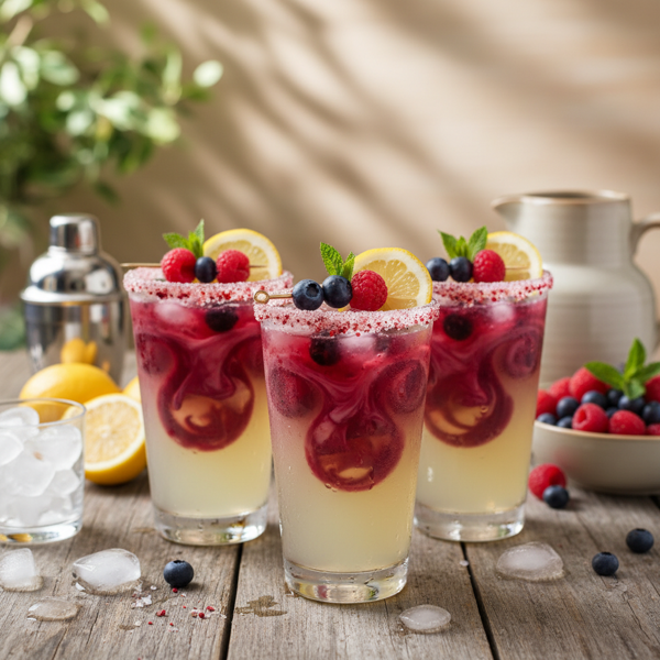 Lemon-Berry Bliss Margaritas recipe