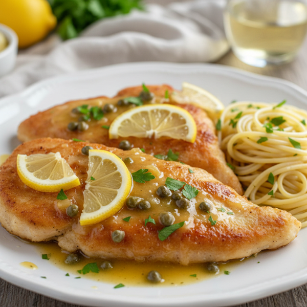 Lemon-Caper Chicken Piccata recipe