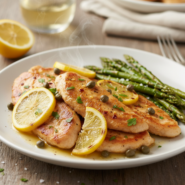 Lemon-Caper Chicken Scallopini recipe