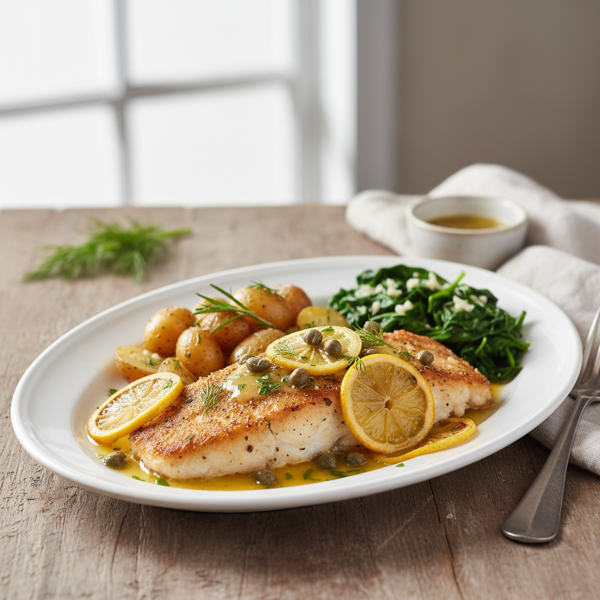 Lemon-Caper Rockfish Delight recipe