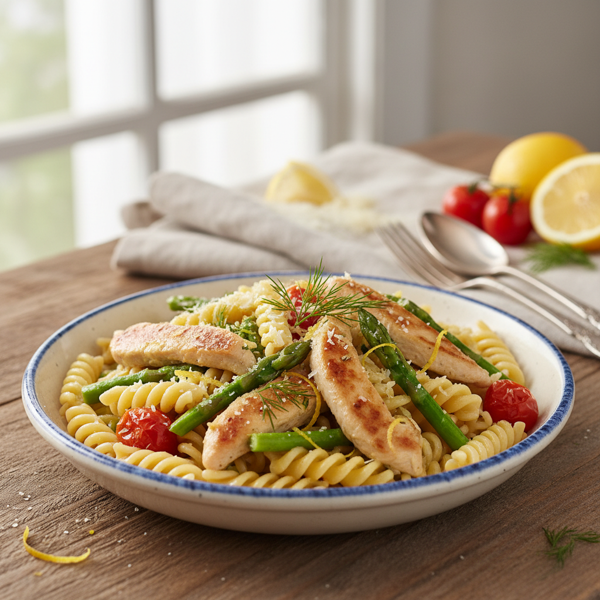 Lemon-Dill Chicken Pasta Medley recipe