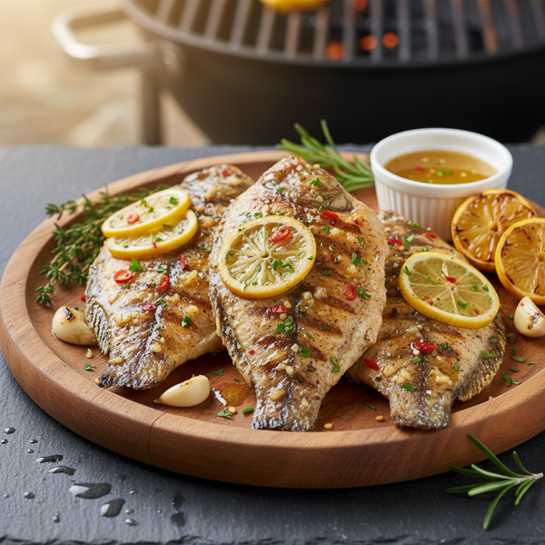 Lemon-Garlic Grilled Tilapia recipe