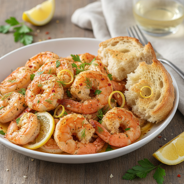 Lemon-Herb Shrimp Scampi with Old Bay recipe