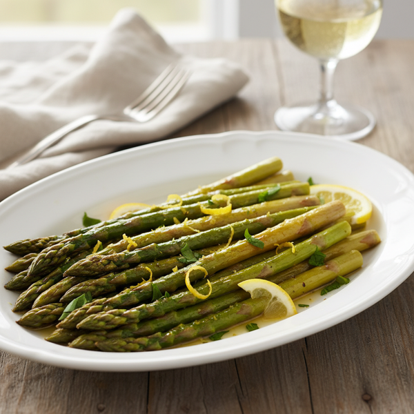Lemon-Infused Pan-Seared Asparagus recipe