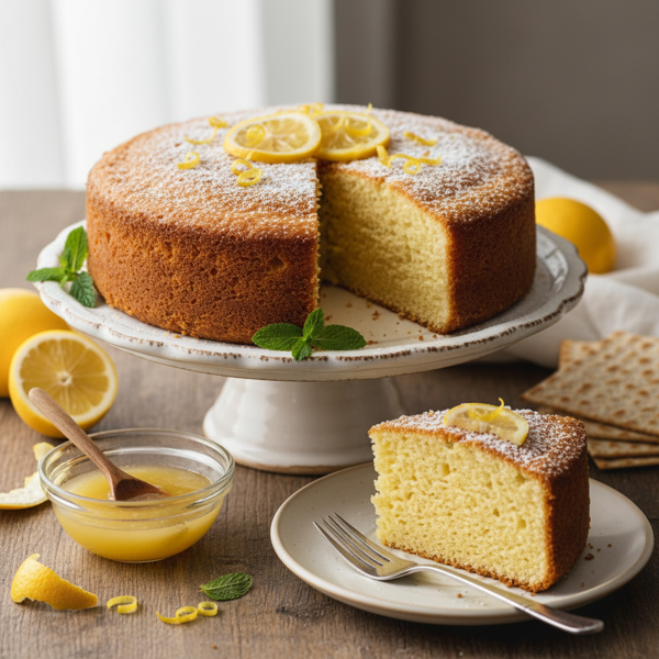 Lemon-Infused Passover Sponge Cake recipe