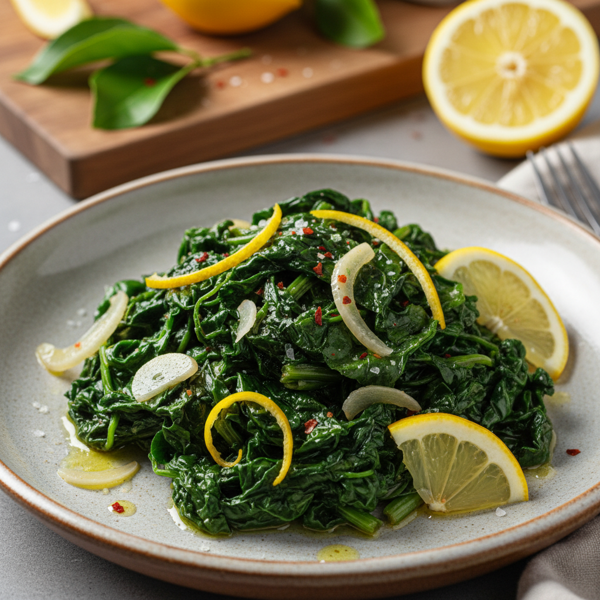 Lemon-Infused Sautéed Swiss Chard with Garlic recipe
