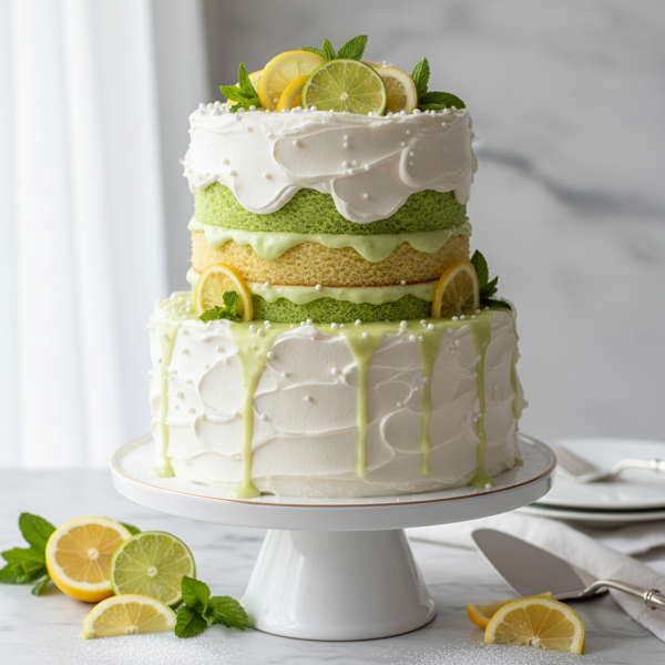 Lemon-Lime Celebration Cake recipe