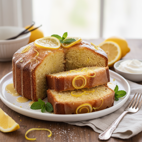 Lemon-Vanilla Pound Cake Delight recipe