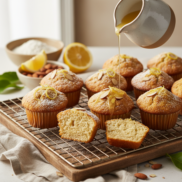 Lemon Almond Flour Muffins recipe