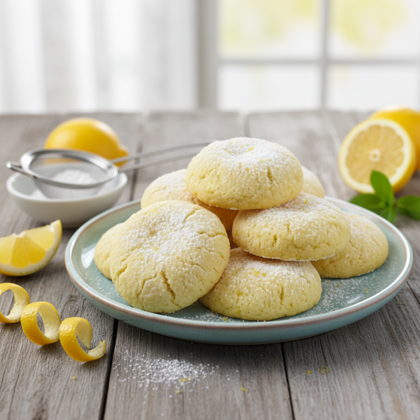 Lemon Bliss Cakemix Cookies recipe