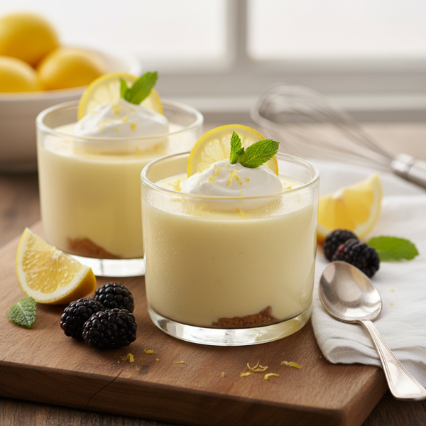Lemon Buttermilk Bliss Pudding recipe