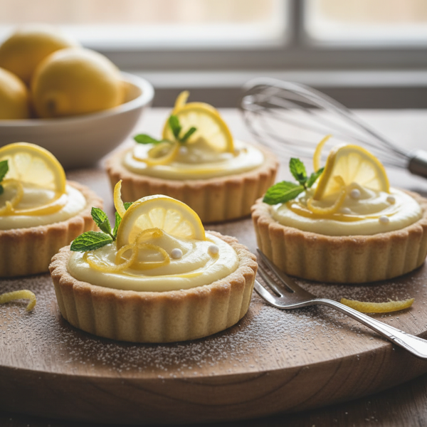 Lemon Cream Cheese Tartlets recipe
