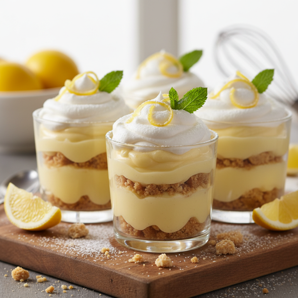 Lemon Custard Delight Cups recipe