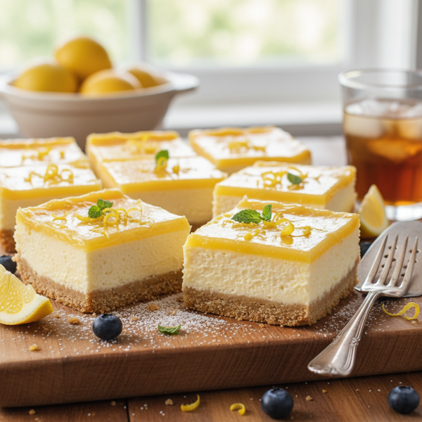 Lemon Dream Cheesecake Bars recipe