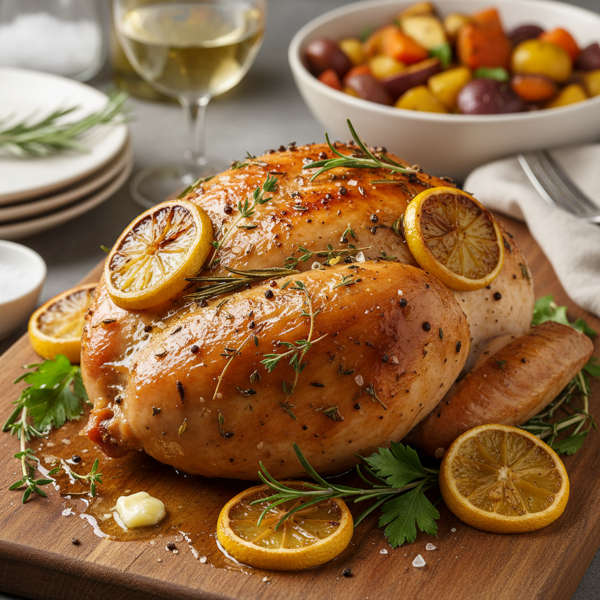 Lemon Herb Infused Turkey Breast recipe