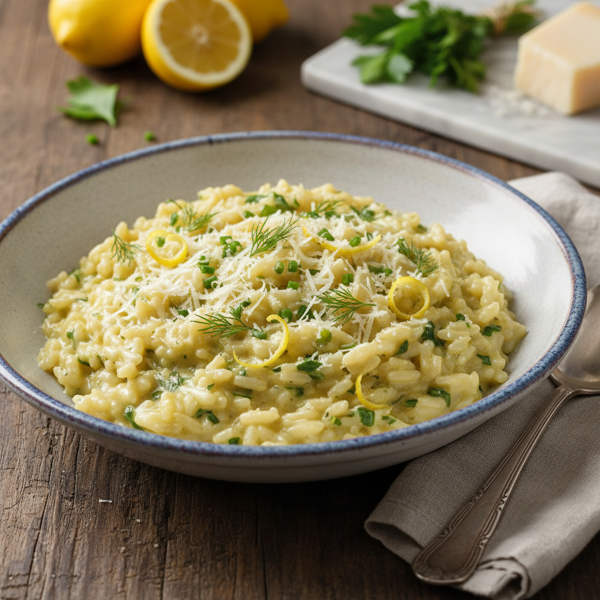 Lemon Herb Parmesan Risotto-Style Rice recipe