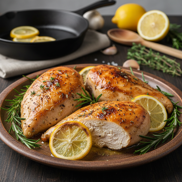 Lemon Herb Roasted Chicken Breasts recipe