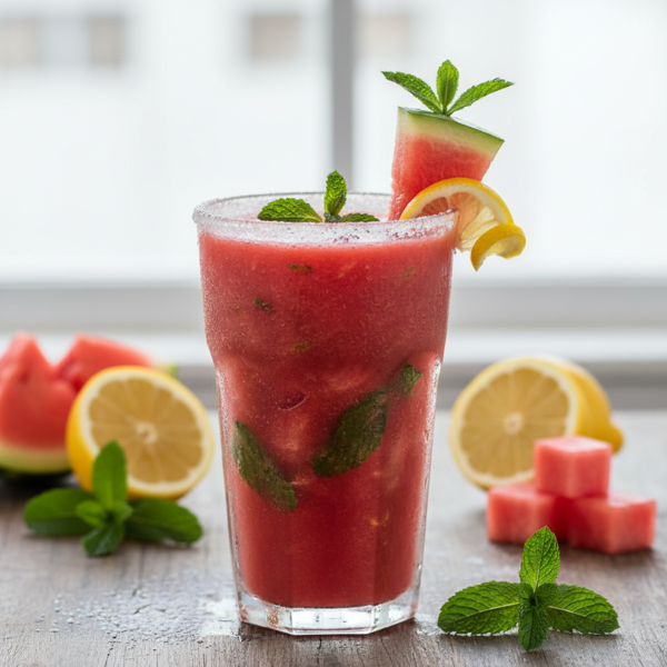 Lemon Mint Watermelon Bliss Smoothie recipe