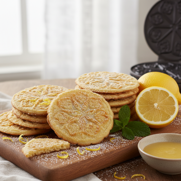 Lemon Pizzelles: Classic Italian Wafers recipe