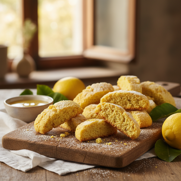 Lemon Polenta Biscotti recipe