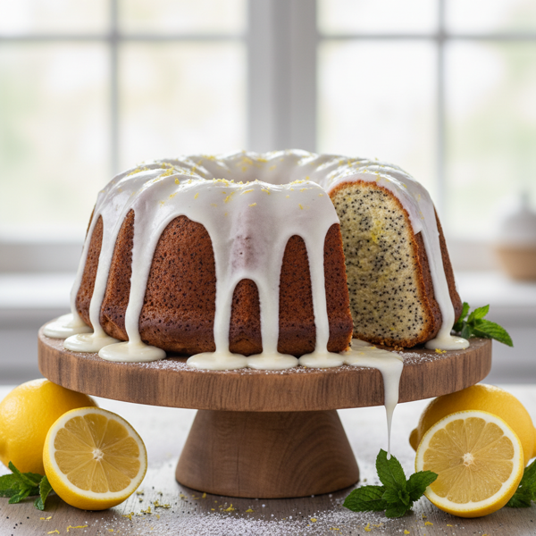 Lemon Poppy Seed Delight Cake recipe