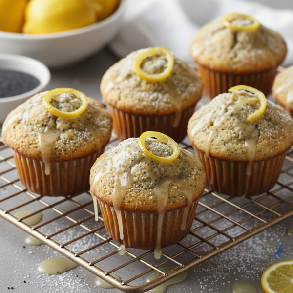 Lemon Poppy Seed Delight Muffins recipe