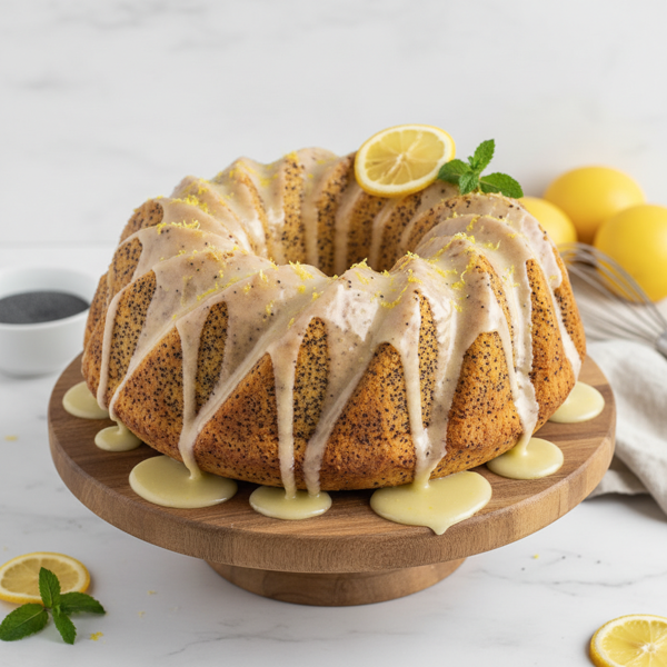 Lemon Poppy Seed Dream Bundt Cake recipe