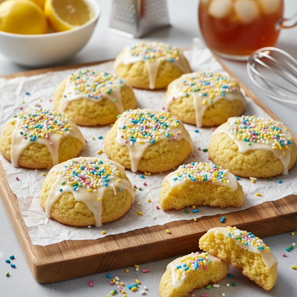 Lemon Sprinkle Delight Cookies recipe
