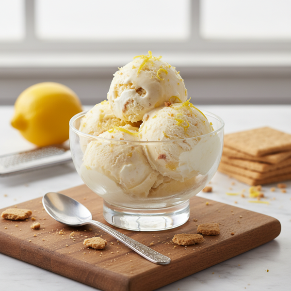 Lemon Zest Cheesecake Ice Cream recipe