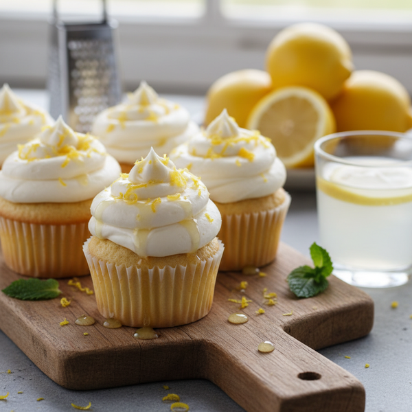 Lemon Zest Delight Cupcakes recipe