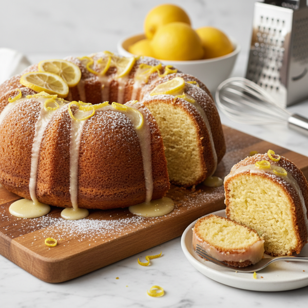 Lemon Zest and Ricotta Pound Cake recipe