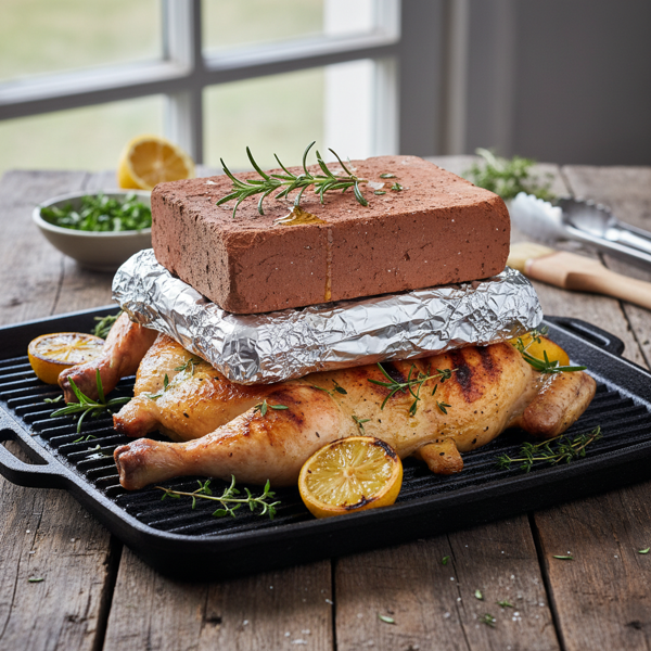 Lemon & Herb Grilled Chicken Under Brick recipe